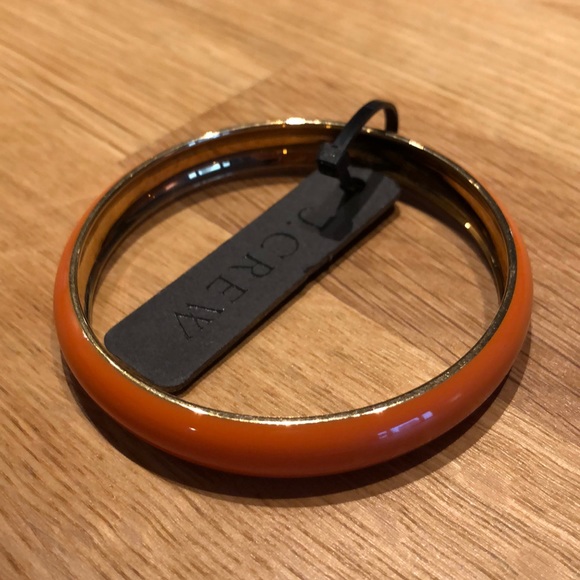 JCrew orange enamel bangle NWT - Picture 2 of 3